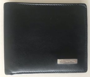 Black Leather Wallet for men “Calvin Klein”