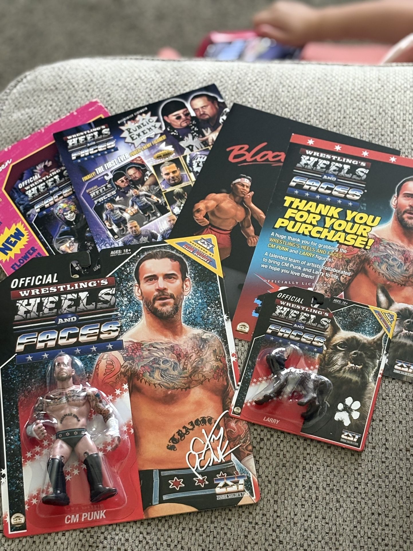WWE - CM Punk & Larry Figures