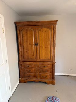 Solid Wood Armoire