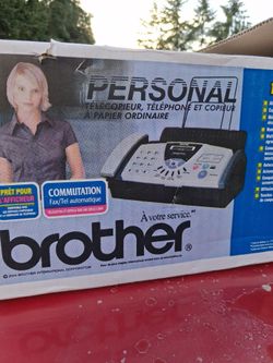 Brother personal fax & copier phone