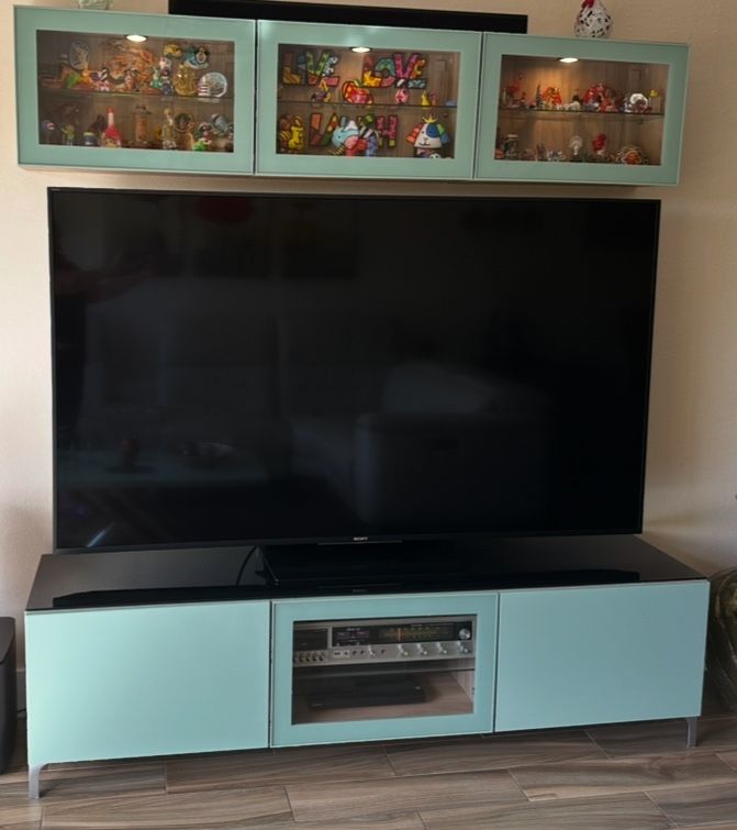 Modern TV Stand + Center Table And End Table Set