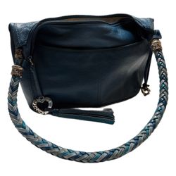 Brighton Turquoise Leather Shoulder Bag - Used!