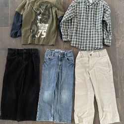 Lot of 7 pieces boy size 4 clothes 