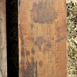 Antique 1896 Book Shelf And Desk 