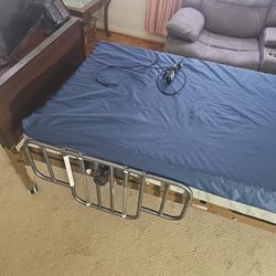 Remote Adjustable Hospital Bed