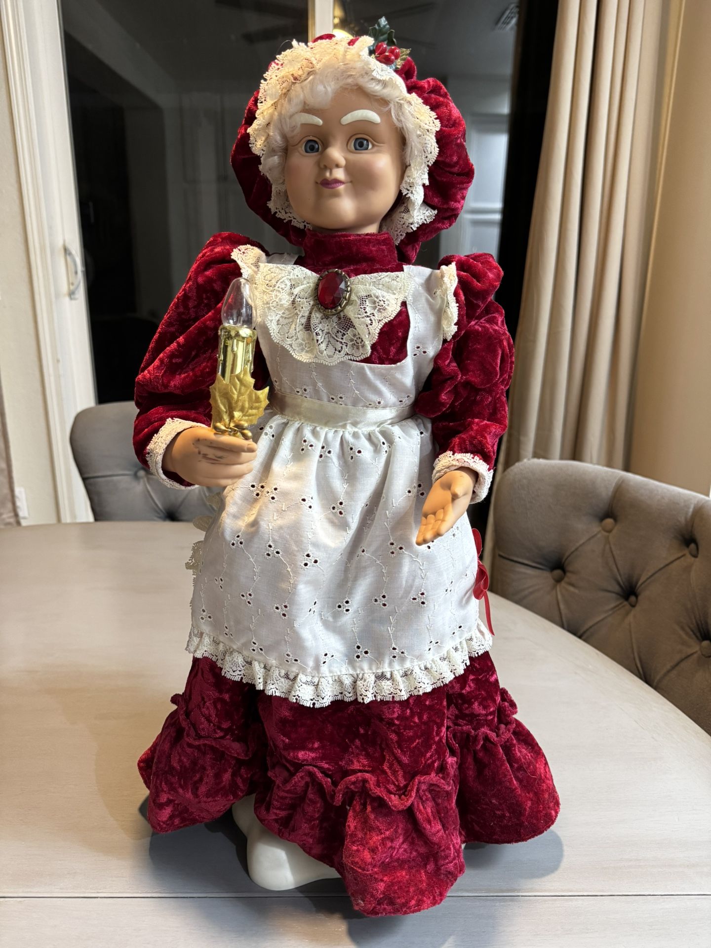 Vintage Ms Santa Claus