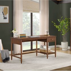 60”wooden  desk