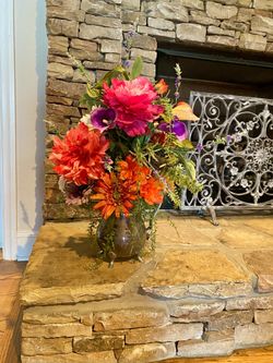 Shabby Chic Custom Silk Arrangement