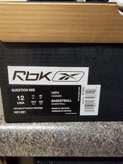 Reebok Allen Iverson Size 12