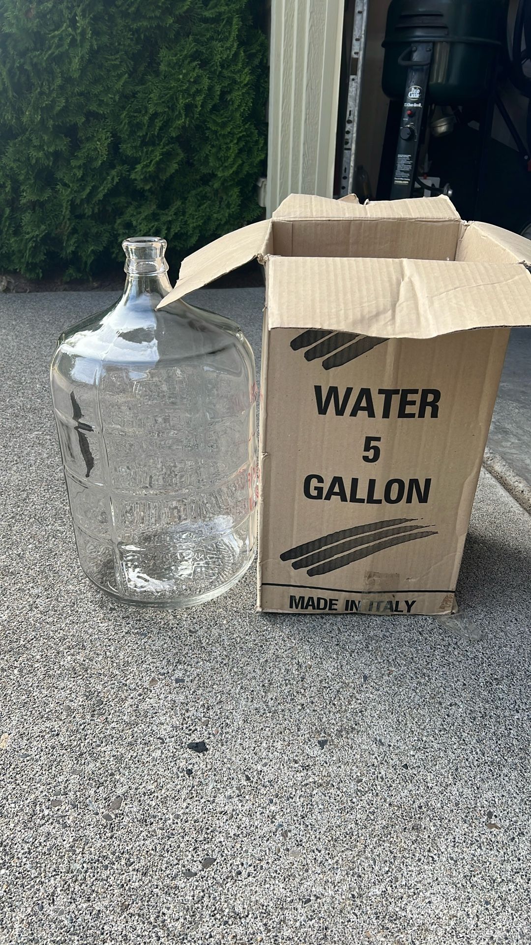 5 Gallon Glass Carboy