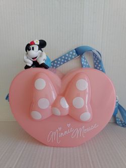 Minnie Mouse Collectible heart-shaped popcorn bucket From Tokyo Disney Resort