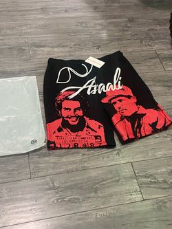 Assail shorts red and black size Medium authentic