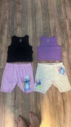 Kids Lilo & Stitch Tank Top and Shorts Sets