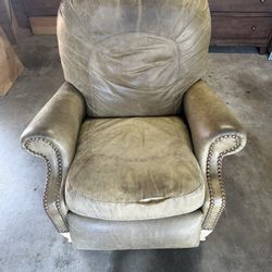 Leather Recliner Chair 