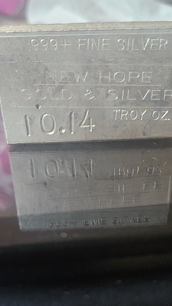 Vintage New Hope 10.14 Troy PURE SILVER,999 