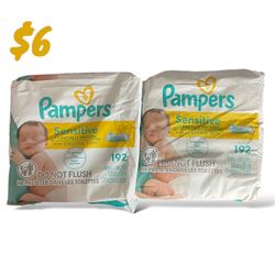 【NEW】Pampers Sensitive Baby Wipes 192 Ct