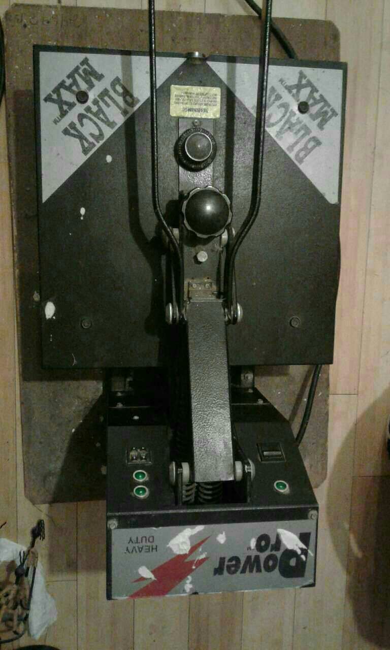Black Max heat press