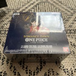 One Piece Romance Dawn Booster Box blue bottom