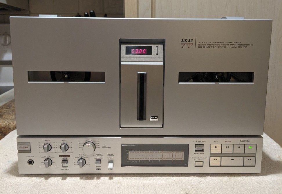 Vintage AKAI GX-77 Reel to Reel Tape Deck