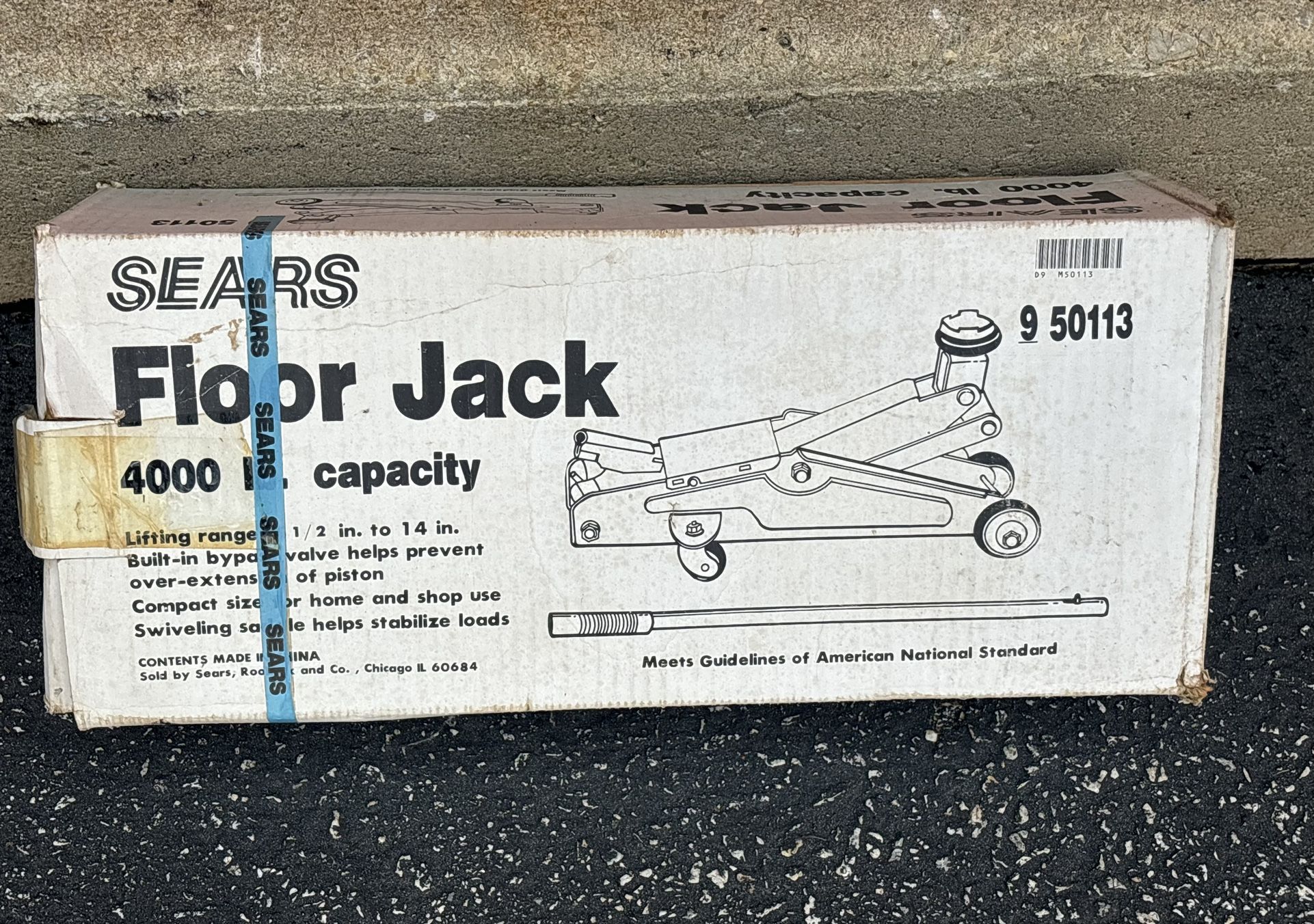 New Sears 4000 LB Floor Jack