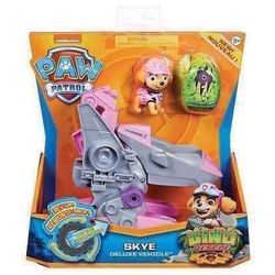 Brand New Paw Patrol Dino Rescue Skye’s Deluxe Rev Up Vehicle with Mystery Dinosaur Figure
