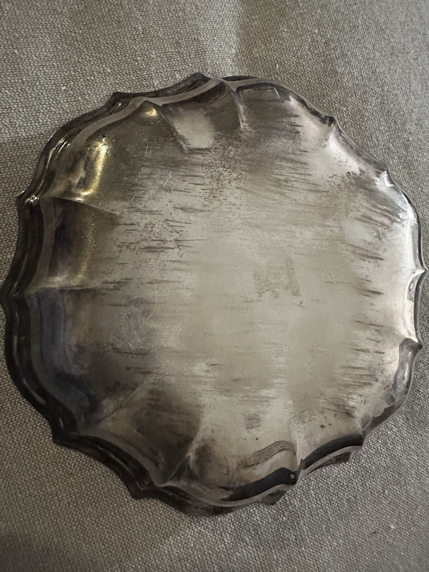 Antique Silver Tray