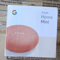 Google Home Mini ( Coral ) SEALED!  FIRST $30 OR 