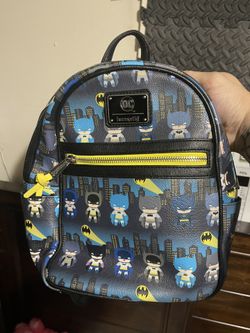 Loungefly x Batman 80th Anniversary Gotham City Chibi Mini Backpack