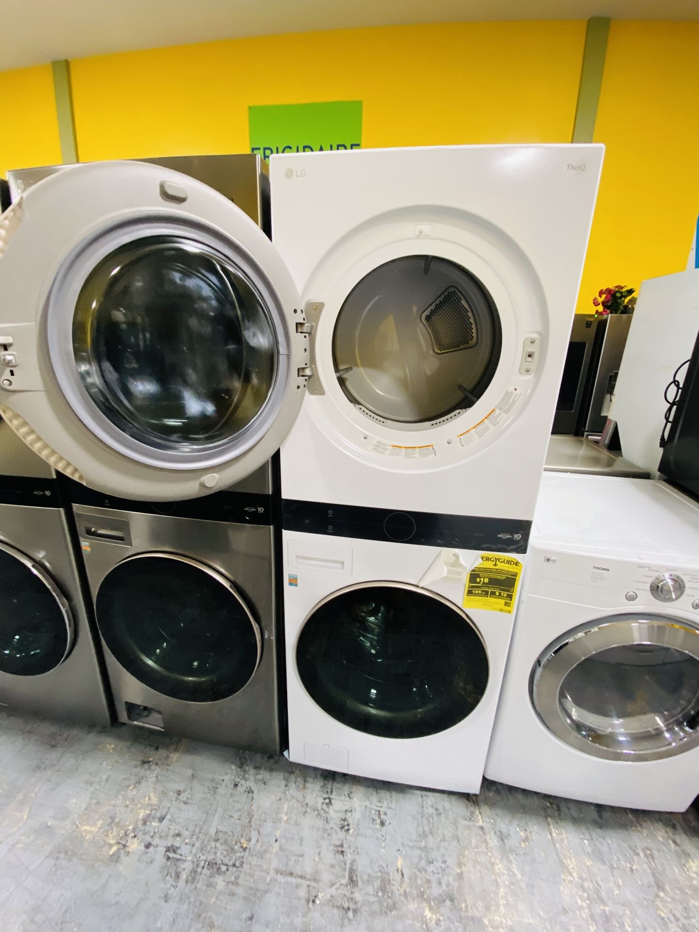 Lg Open Box Washer And Dryer Gas 11$ Down Payment