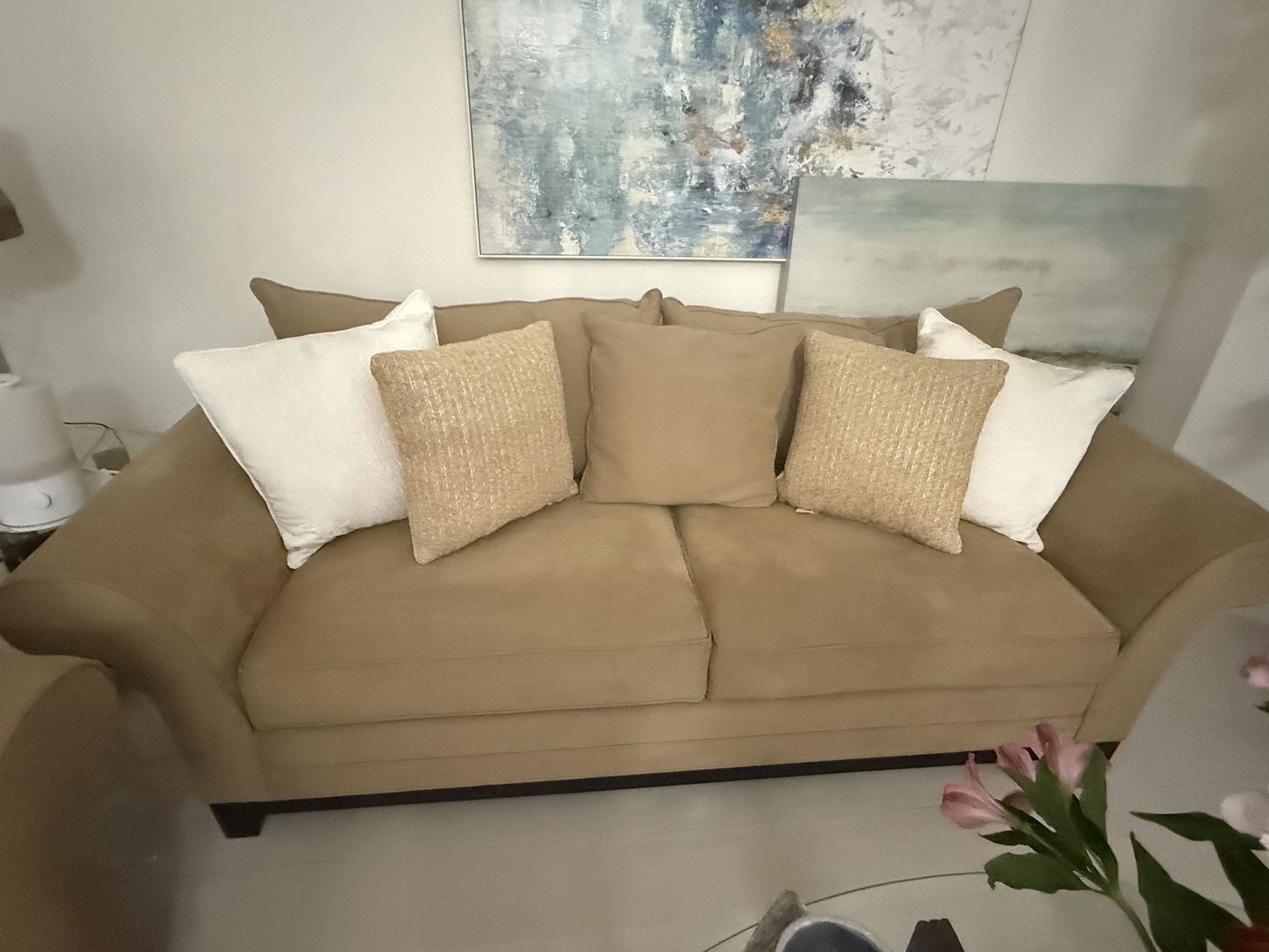 Sofa And Love Seats With Coffee Table End Table And Console 