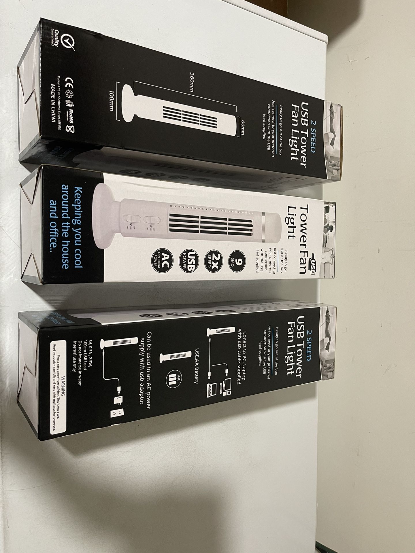 USB Tower Fan