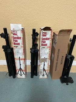 Professional Speaker Pole Mount Tripod lot