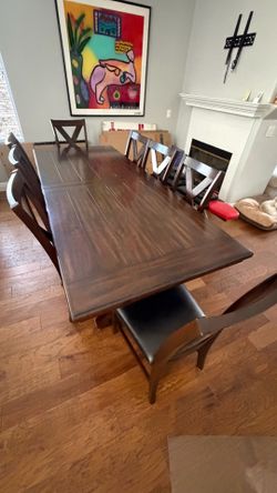 Dining Table and 8 chairs