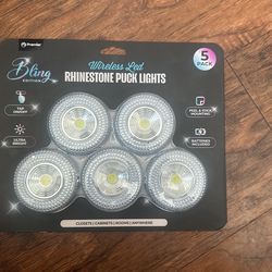 Rhinestone Puck Lights