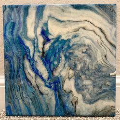 Resin Art 12” x 12”