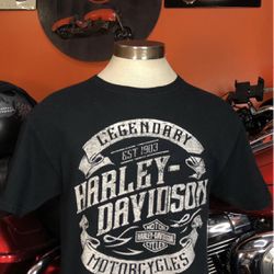 LIKE NEW Harley Davidson T-shirt Medium Men With Front Pocket  EL PASO 