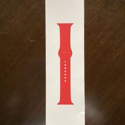 Apple Watch Sportband.  Red M/L.  45/49 Size. 