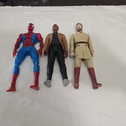 Three Nice Figures Marvel And Star Wars 