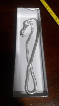 Snake Sterling silver chain 20"