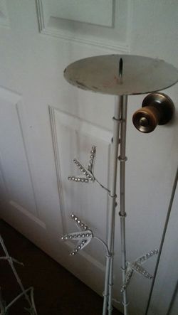 Two large candle holder