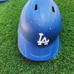 Gamer Los Angeles Dodgers MLB Baseball Batting Helmet Blue One Ear Flap Lefty Professional Carbon 100 MPH Size 7 1/4