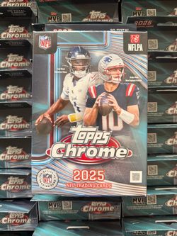 2025 Topps Chrome NFL Football Hanger Box, Factory Sealed **MULTIPLE AVAILABLE**