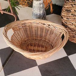 Straw Weaved Basket 