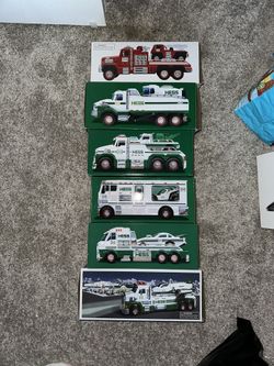 Unopened Hess Trucks