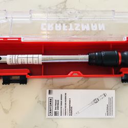 Craftsman 3/8” Micrometer Torque Wrench NEW