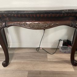 BEAUTIFUL MARBLE CONSOLE TABLE GOOD CONDITIONS 