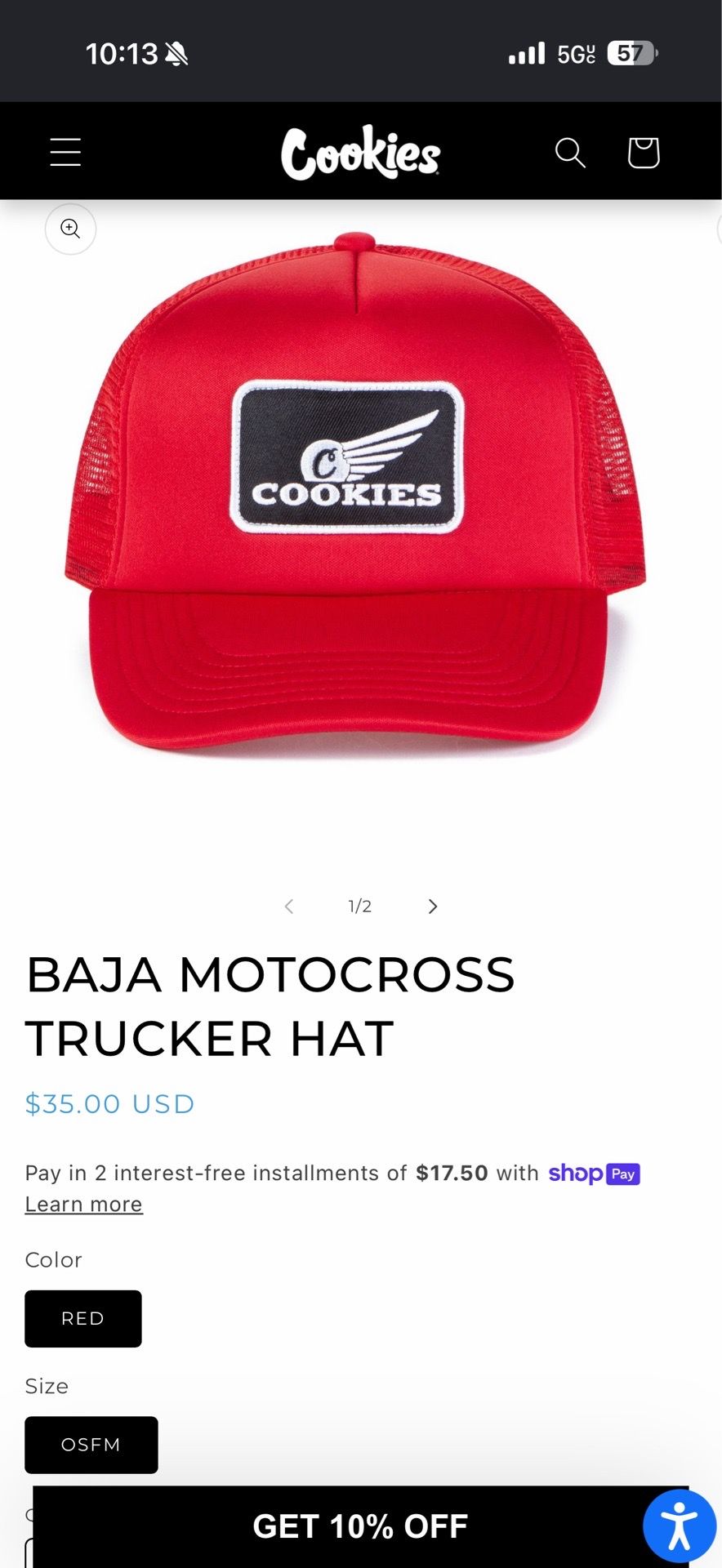Cookies Hat
