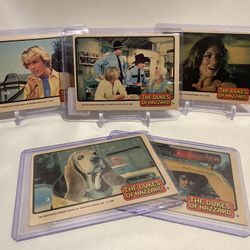 1981 The Dukes Of Hazzard trading cards.