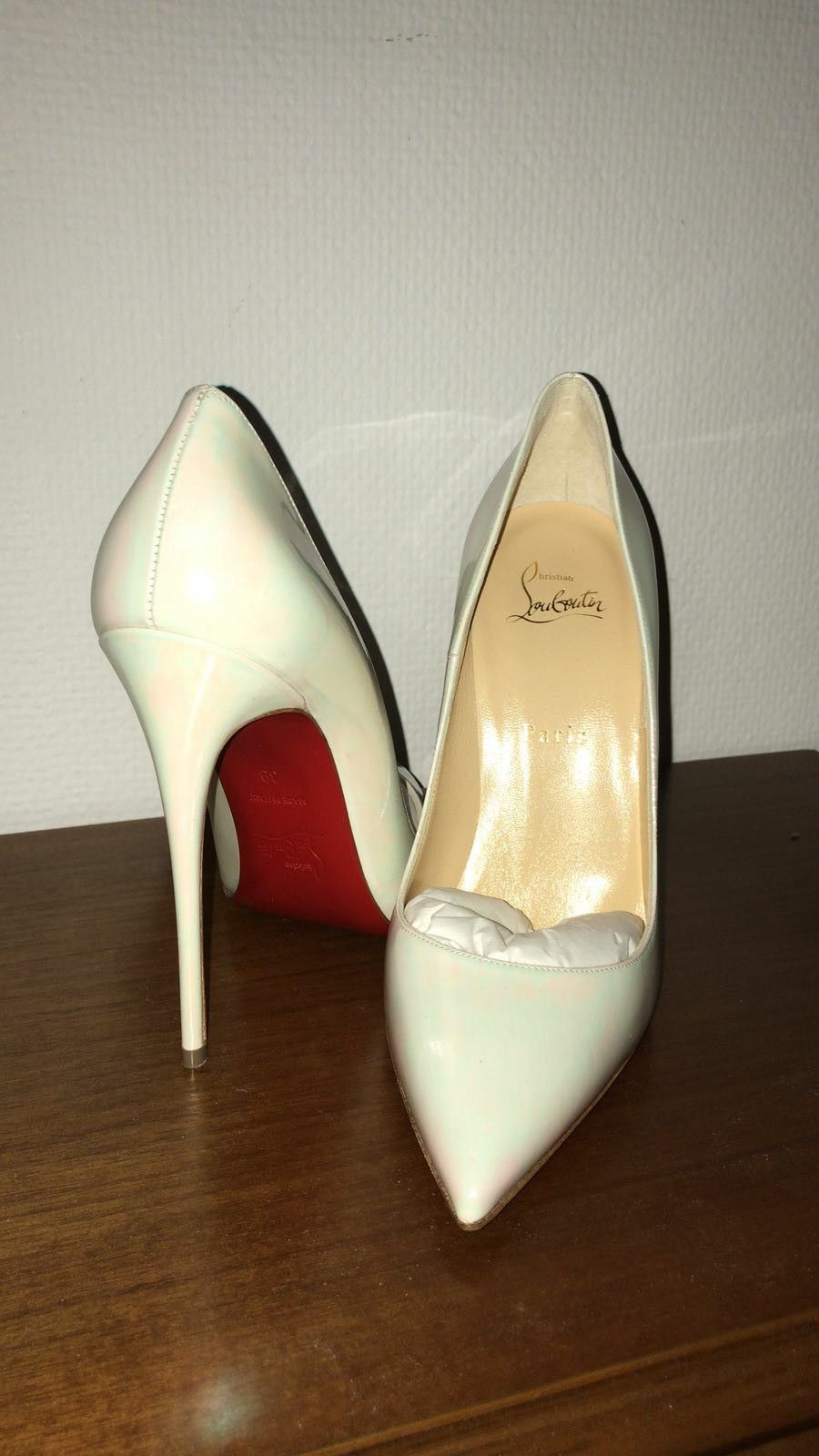 Christian Louboutin White Stiletto Heels for Women for sale