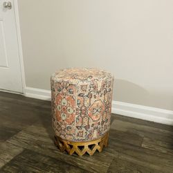 Boho Chic Wooden Stool